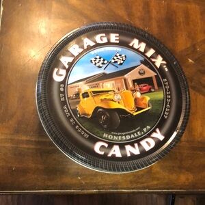 Vintage Car Design garage mix Candy Tin